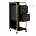 Hairdressing Trolley GABBIANO SOLO Black-Gold